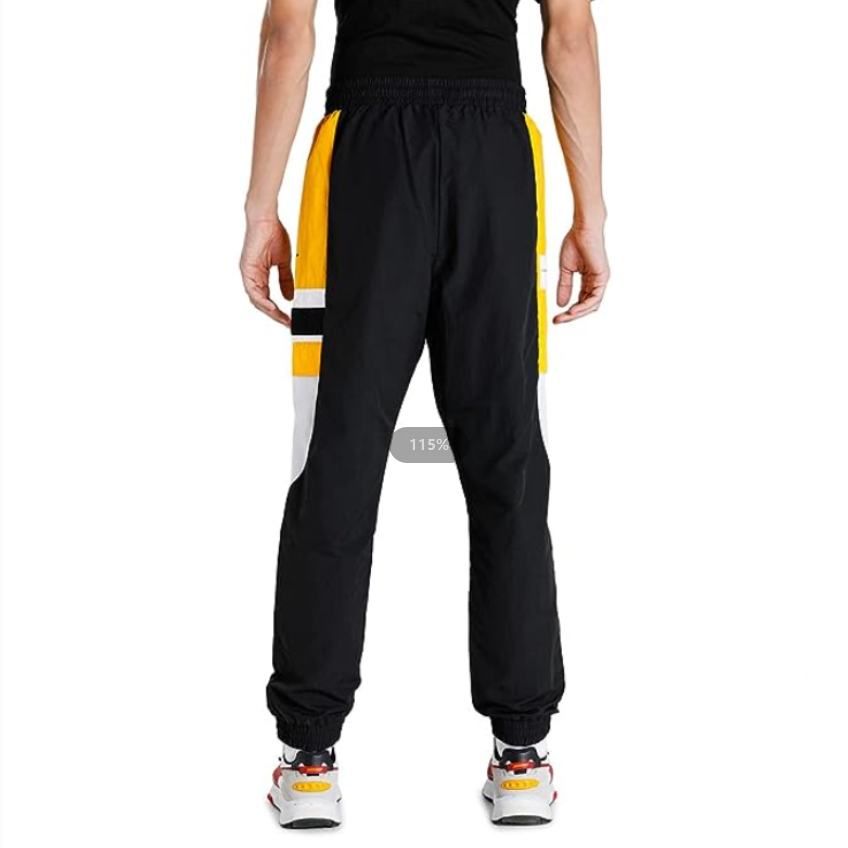 PUMA x Ferrari Men's Race Statement Track Trousers 'Yellow' 531646-06 - Image 4