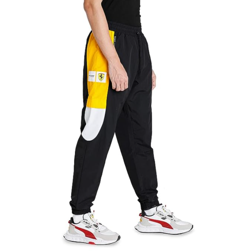 PUMA x Ferrari Men's Race Statement Track Trousers 'Yellow' 531646-06 - Image 5