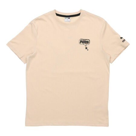 PUMA Awareness AOP T-Shirt 'Beige Black White' 532034-68