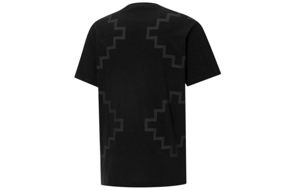PUMA x PRONOUNCE Elevated Tee Crossover Geometry Pattern Athleisure Casual Sports Short Sleeve Black 532145-01 - Image 2