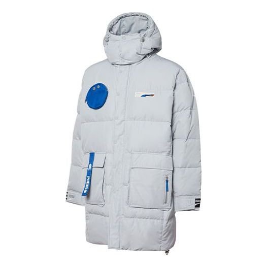 PUMA X Roaringwild Long Down Jacket 'White' 532588-71