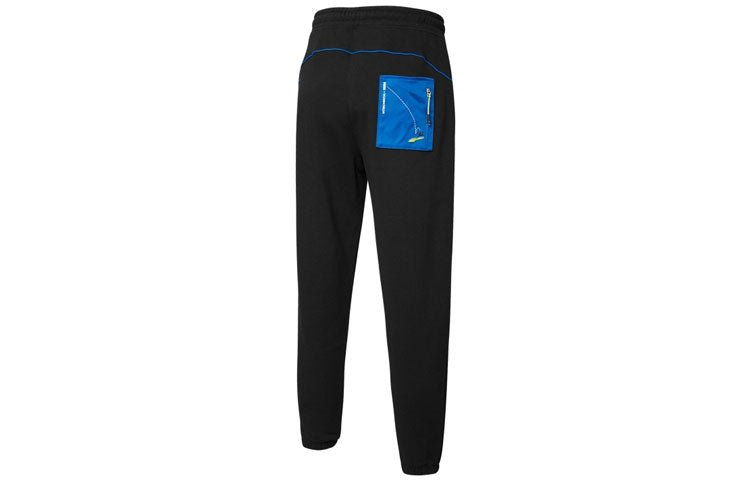 PUMA x Roaringwild Sweatpants 'Black Blue' 532595-01 - Image 2