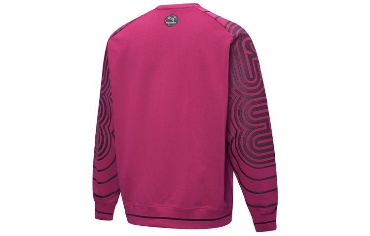 PUMA x PRONOUNCE Unisex Round-neck Sweatshirt Red 534033-75 - Image 2