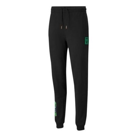 PUMA X Minecraft Sweatpants 'Black' 534377-01