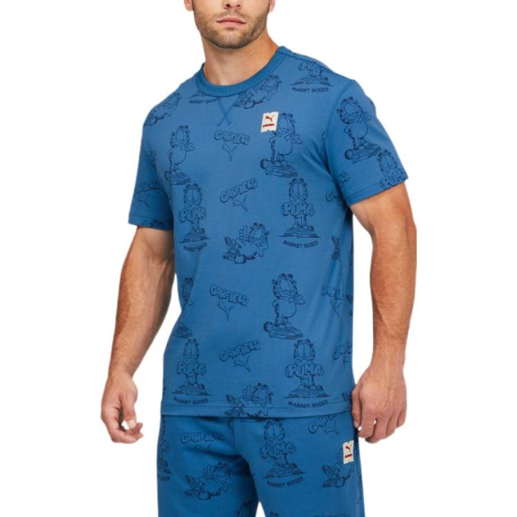 PUMA x GARFIELD Printed Tee 'Vallarta Blue' 534434-48 - Image 3