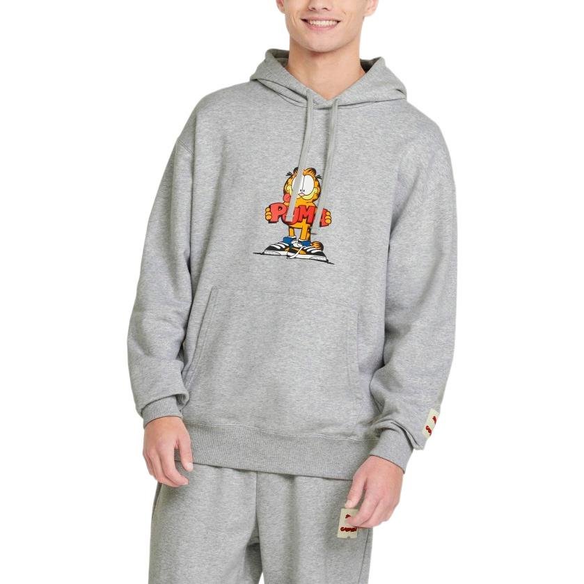 PUMA x GARFIELD Hoodie 'Grey' 534435-04 - Image 3