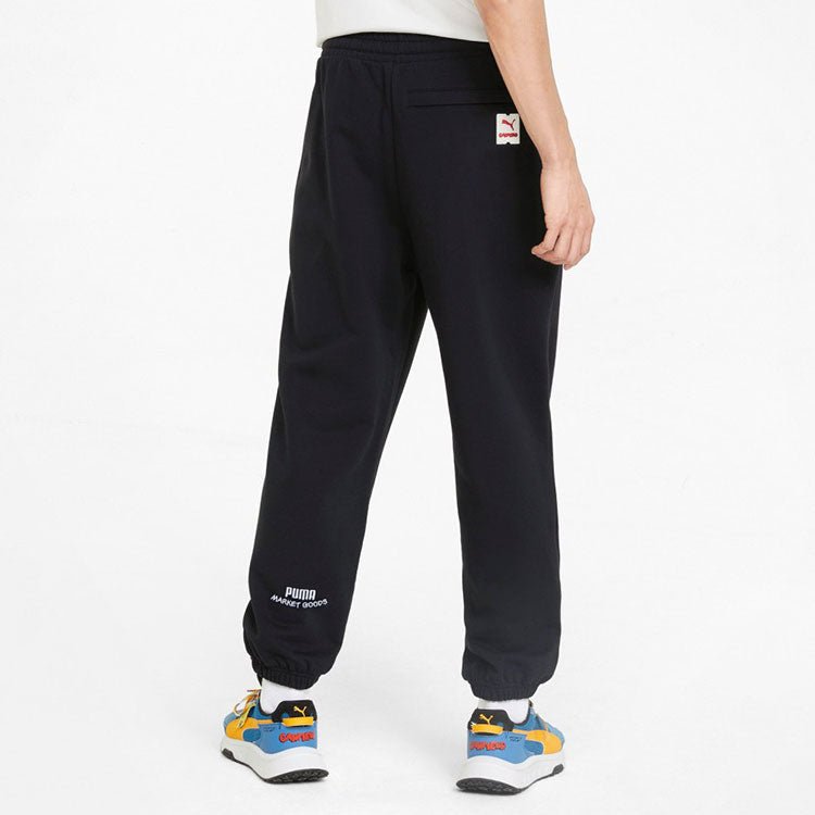 PUMA x GARFIELD Sweatpants 'Black' 534436-01 - Image 5