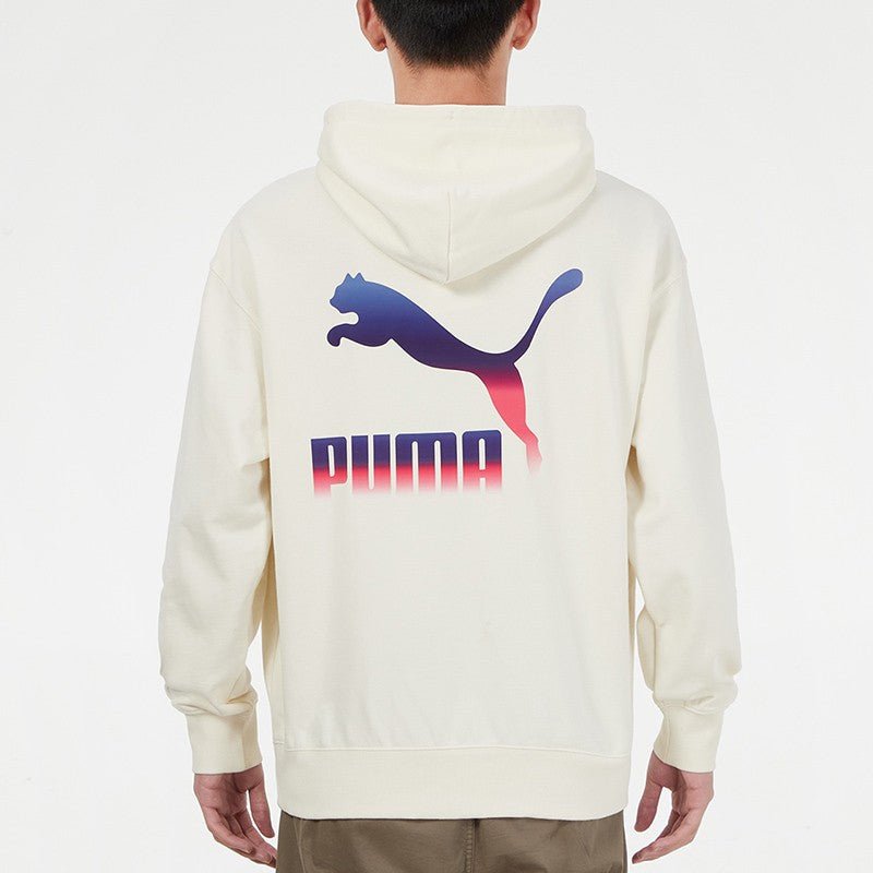 PUMA Logo Hoodie 'Cream' 534443-73 - Image 4