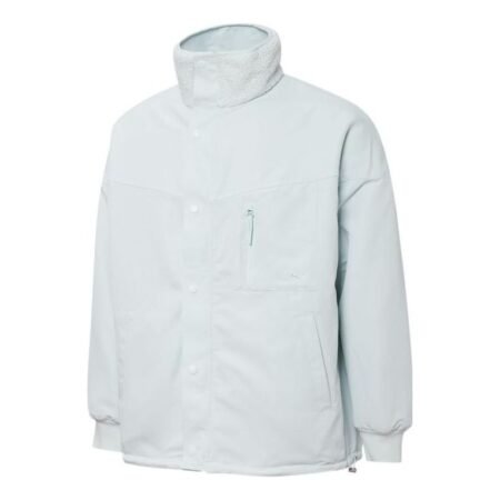 PUMA Mmq lamb's wool Reversible Stand Collar Jacket Couple Style Sky Blue 534744-62