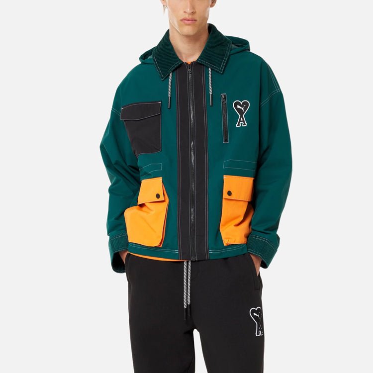 PUMA X Ami Jacket 'Green' 535990-24 - Image 3