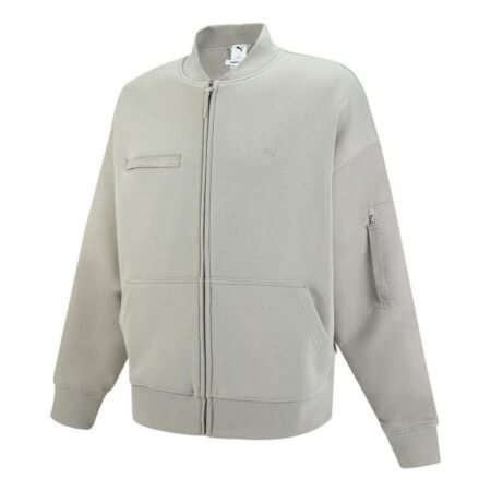 PUMA MMQ Baseball Jacket 'Grey' 536626-68