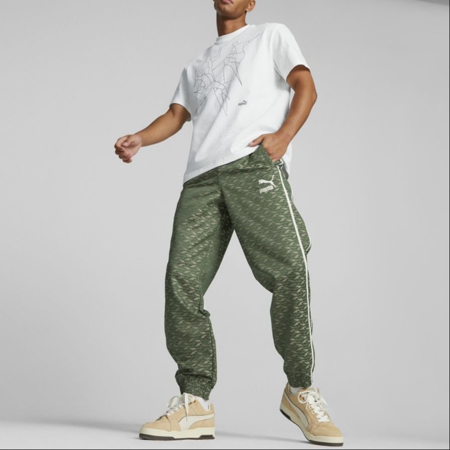PUMA Lounge Graphic Tee 'White' 536853-02 - Image 4