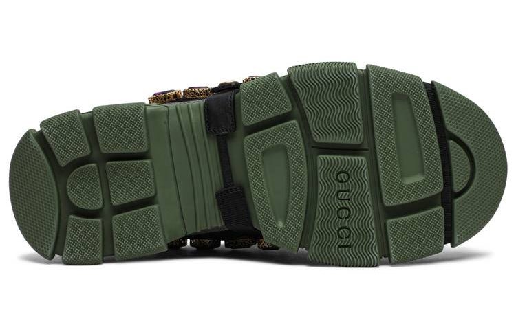(WMNS) Gucci Flashtrek Crystals 'Green' 537355-GGZ30-1261 - Image 5