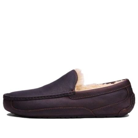 UGG Ascot Cowhide Fleece Lined Stay Warm Low Tops Athleisure Casual Sports Shoe 5379-CTEA