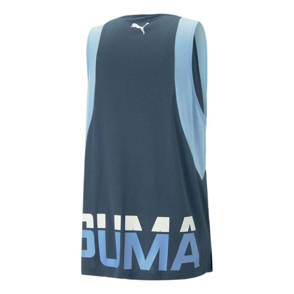 PUMA The Excellence Basketball Tank Top 'Blue' 538548-01 - Image 2