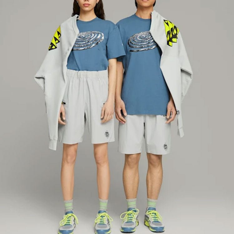 PUMA X Perks And Mini Shorts 'Grey' 538814-10 - Image 6