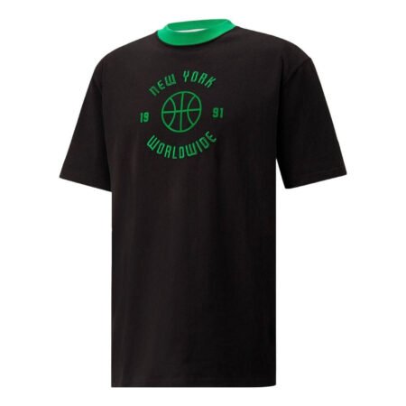 PUMA x Rhuigi Graphic T-Shirt 'Black Green' 539510-01