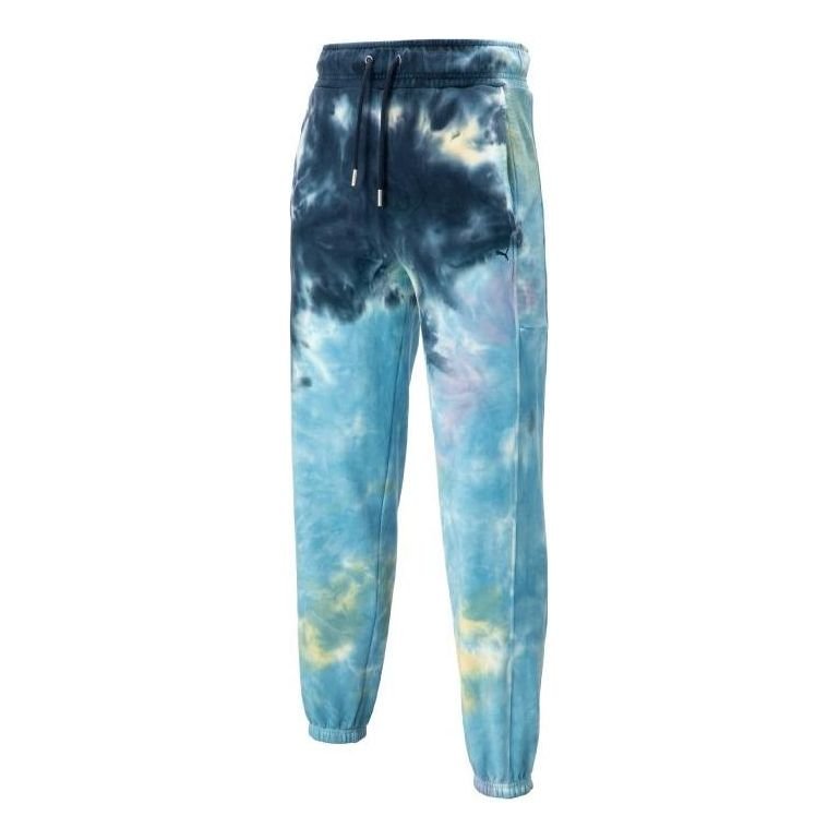 PUMA MMQ Tie Dye Sweatpants 'Blue' 539580-06