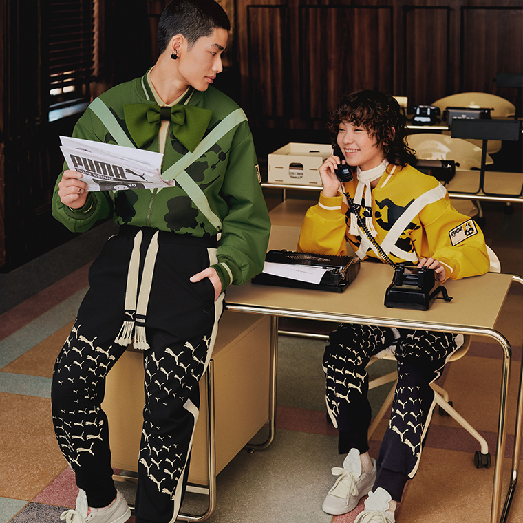 PUMA X Staffonly X Monopoly Jacket 'Green' 539893-80 - Image 3