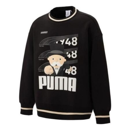 PUMA X Staffonly X Monopoly Logo Sweatshirt 'Black' 539898-01