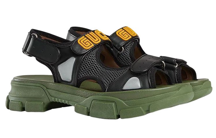 Gucci Sandal Sega 'Black Green' 546064-DIR10-1065 - Image 2