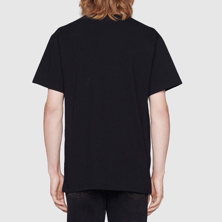 Gucci Prodige dAmour Printing Round Neck Short Sleeve Black 548334-XJDAM-1082 - Image 3