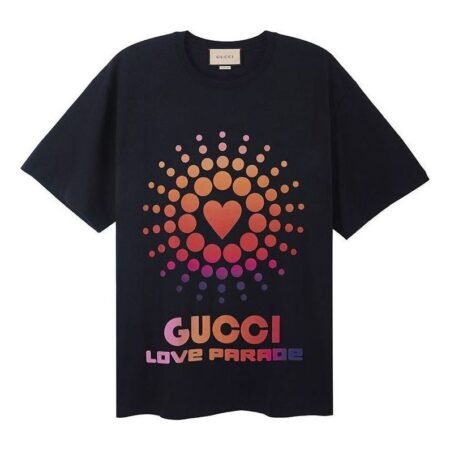 Gucci Love Parade Cotton T-Shirt 'Black' 548334-XJEMZ-1082