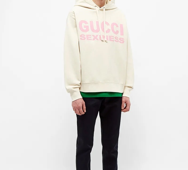 Men's Gucci Sexiness Alphabet Printing Autumn Creamy White 569828-XJCK2-9221 - Image 2