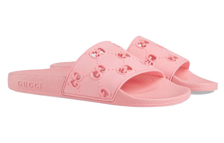 (WMNS) Gucci GG Slide Rubber 'Pink' 573922-JDR00-5846 - Image 2