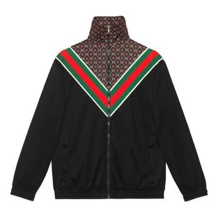 Gucci GG Star Oversize Jersey Jacket 'Black' 575734-XJBA5-1145
