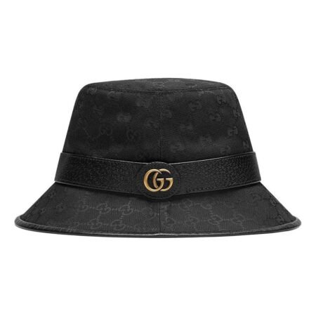 (WMNS) Gucci GG Canvas Bucket Hat With Double G 'Black' 576587-4HG53-1060