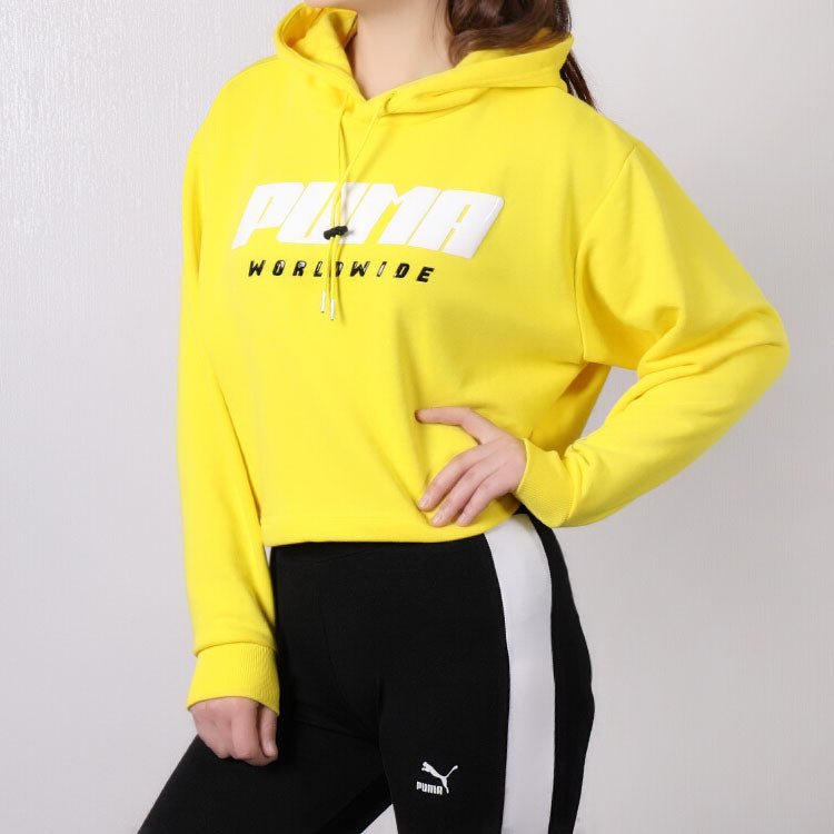 (WMNS) PUMA Alphabet Logo Yellow 579127-36 - Image 4