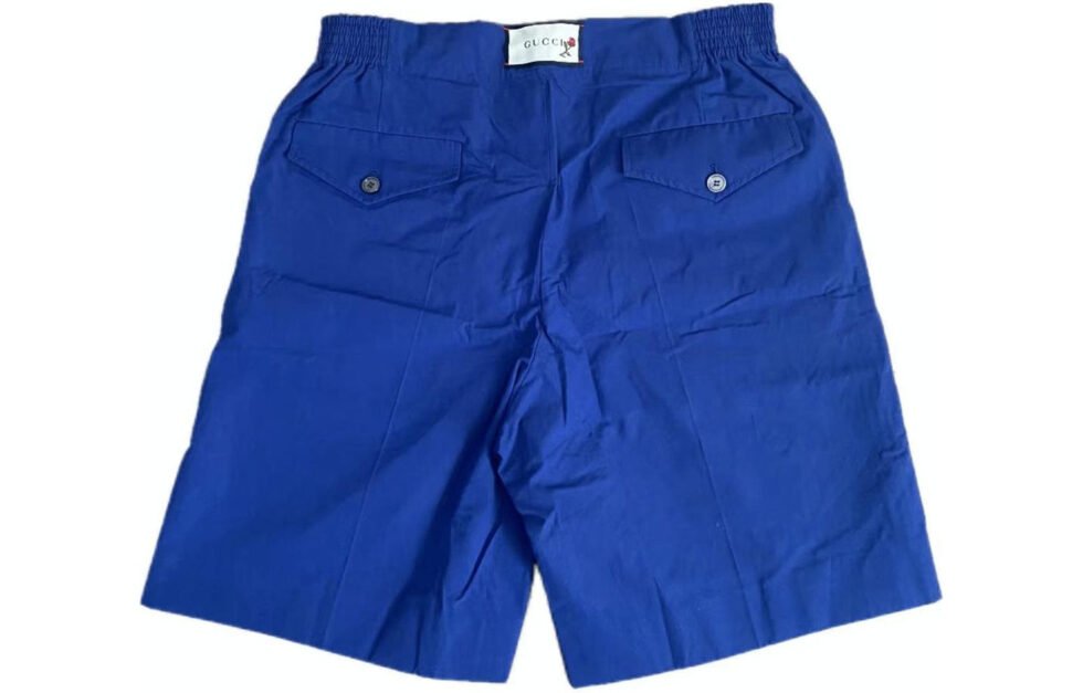 Gucci Plain Chino Short 'Blue' 581676-ZABWZ-4133 - Image 2