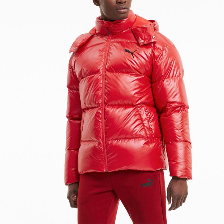 PUMA Volume Down Jacket 'Red Black' 585408-11 - Image 3
