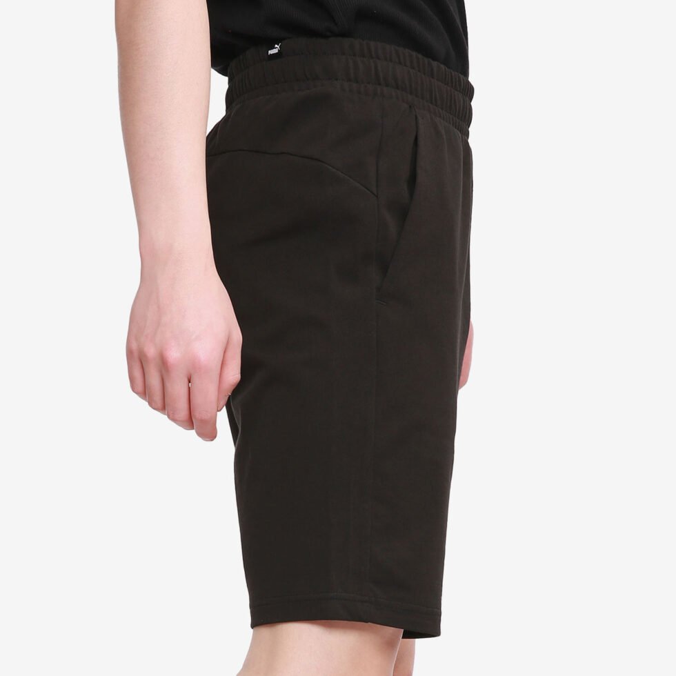 PUMA Essentials Short 12" Cotton 'Black White' 588722-01 - Image 6