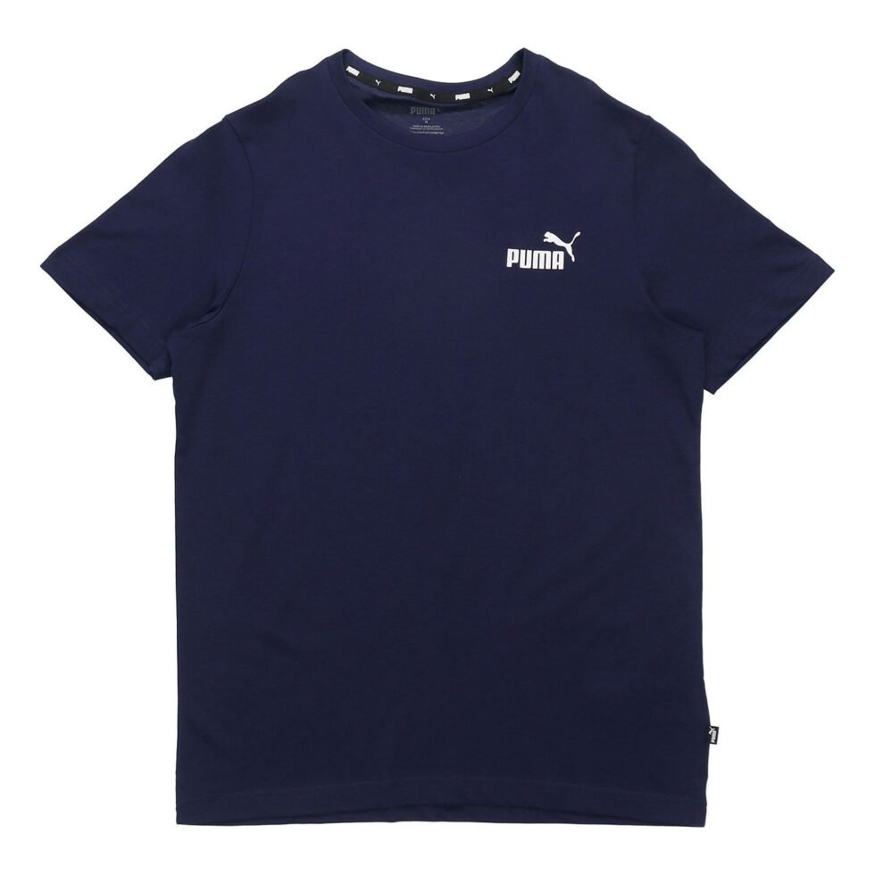 PUMA Essentials Small Logo Tee 'Navy White' 589041-06