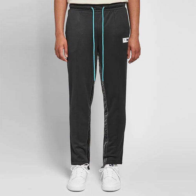 PUMA x Rhude Track Pants 'Black White' 595342-01 - Image 4