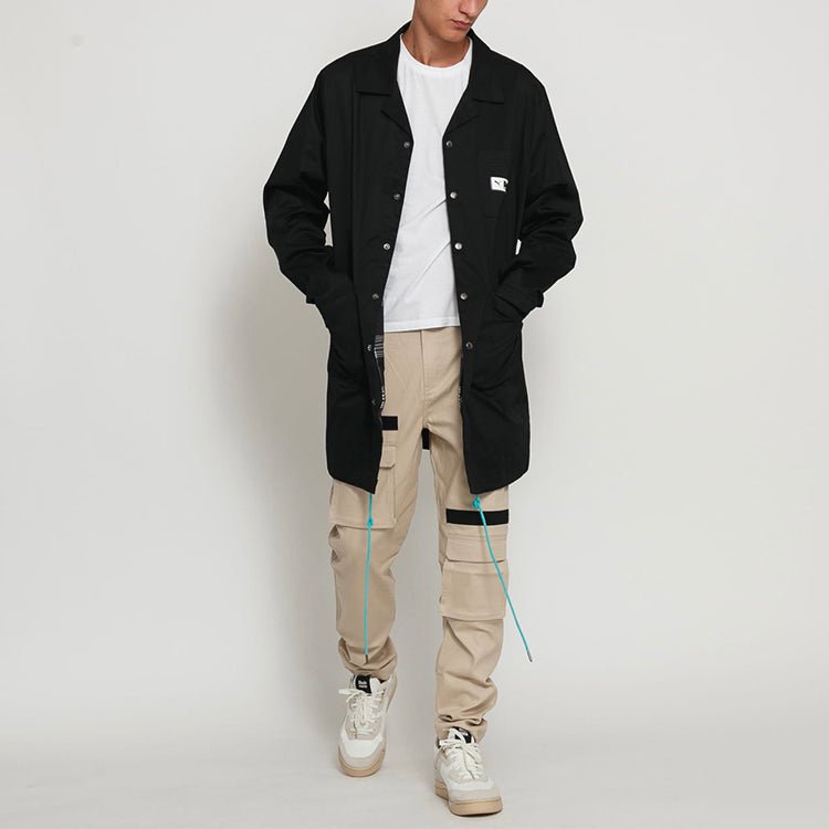 PUMA x Rhude Coat 'Black White' 595344-01 - Image 5