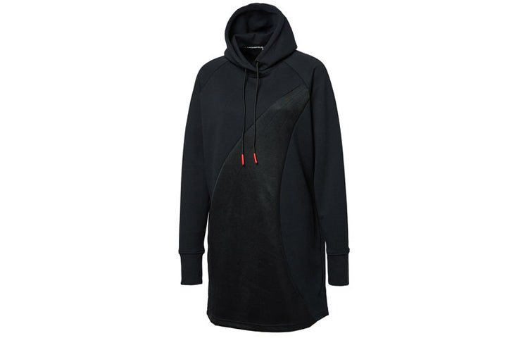 (WMNS) PUMA x Karl Lagerfeld Hooded Dress 'Black' 595571-01 - Image 2