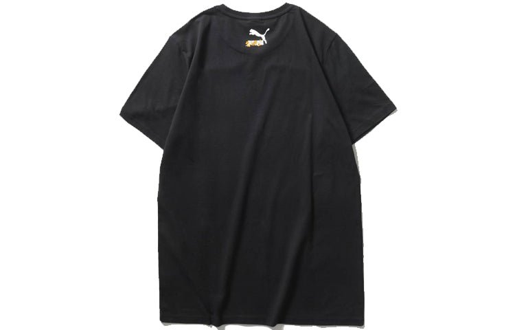 PUMA Sakura Pack Tee Short Sleeve Black 595654-01 - Image 2
