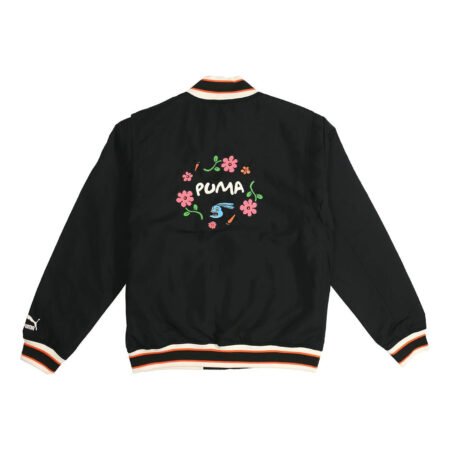 PUMA x Randomevent Bomber Graphic Logo Jacket Black 596661-01