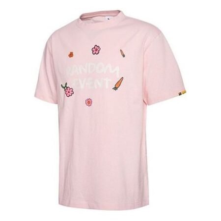 PUMA x Randomevent Graphic T-Shirt 'Pink' 596665-73