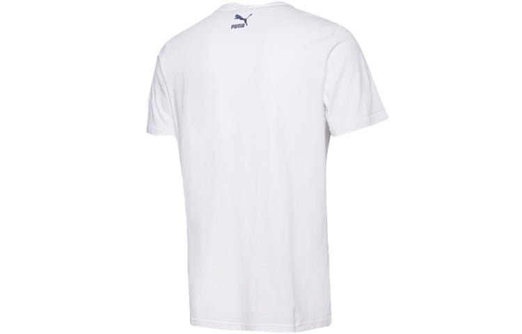 PUMA Basic Logo Tee 'White Black' 597900-52 - Image 2