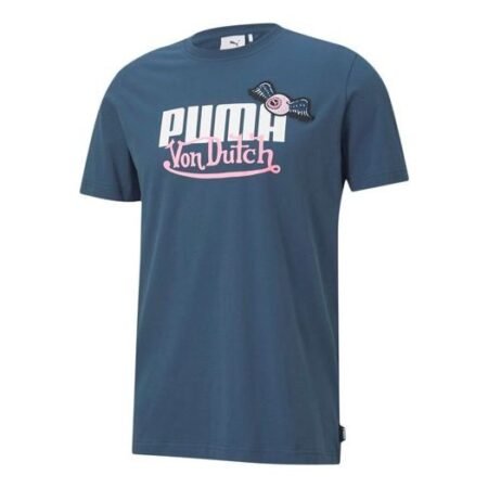 PUMA x Von Dutch Tee 'Teal White Pink' 598322-46