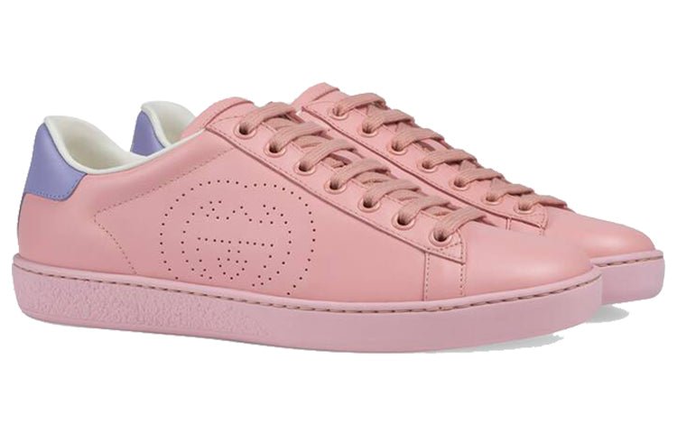(WMNS) Gucci Ace 'Interlocking G - Pink Blue' 598527-AYO70-5870 - Image 2