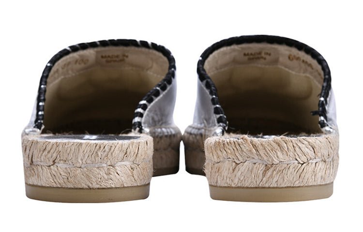 (WMNS) Gucci Embroidered GG Espadrilles 'Silver' 602408-B8B00-8106 - Image 4
