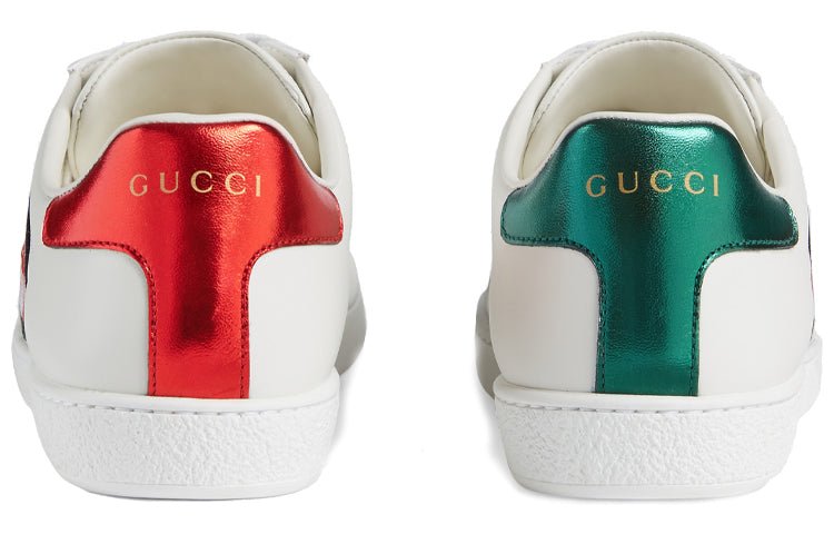 (WMNS) Gucci Ace Low 'GG Apple Patch - White' 611377-DOPE0-9064 - Image 4