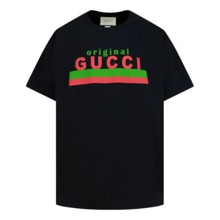 Gucci Original Print Oversize T-Shirt 'Black' 616036-XJCOQ-1082