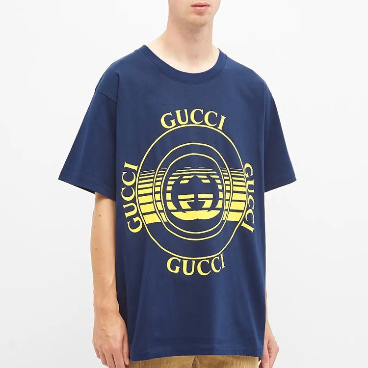 Gucci Record Printed Oversized For Men Navy 616036-XJCSQ-4535 - Image 2