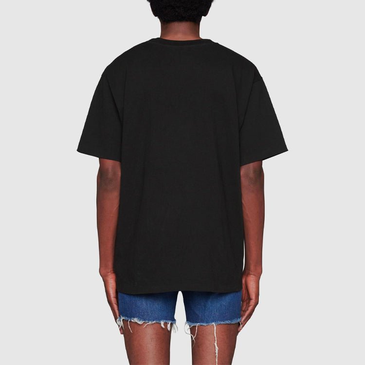Men's Gucci x THE NORTH FACE Crossover Alphabet Logo Printing Loose Round Neck Short Sleeve Black T-Shirt 616036-XJDCL-1131 - Image 5